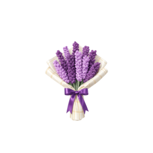 Lavender Bliss Crochet Bouquet elegant lily crochet flower