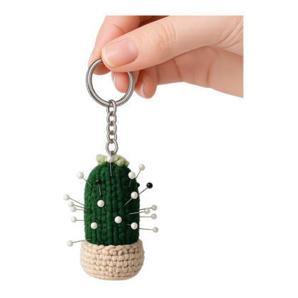 cactus keychain