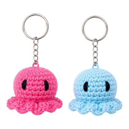 jellyfish keychain