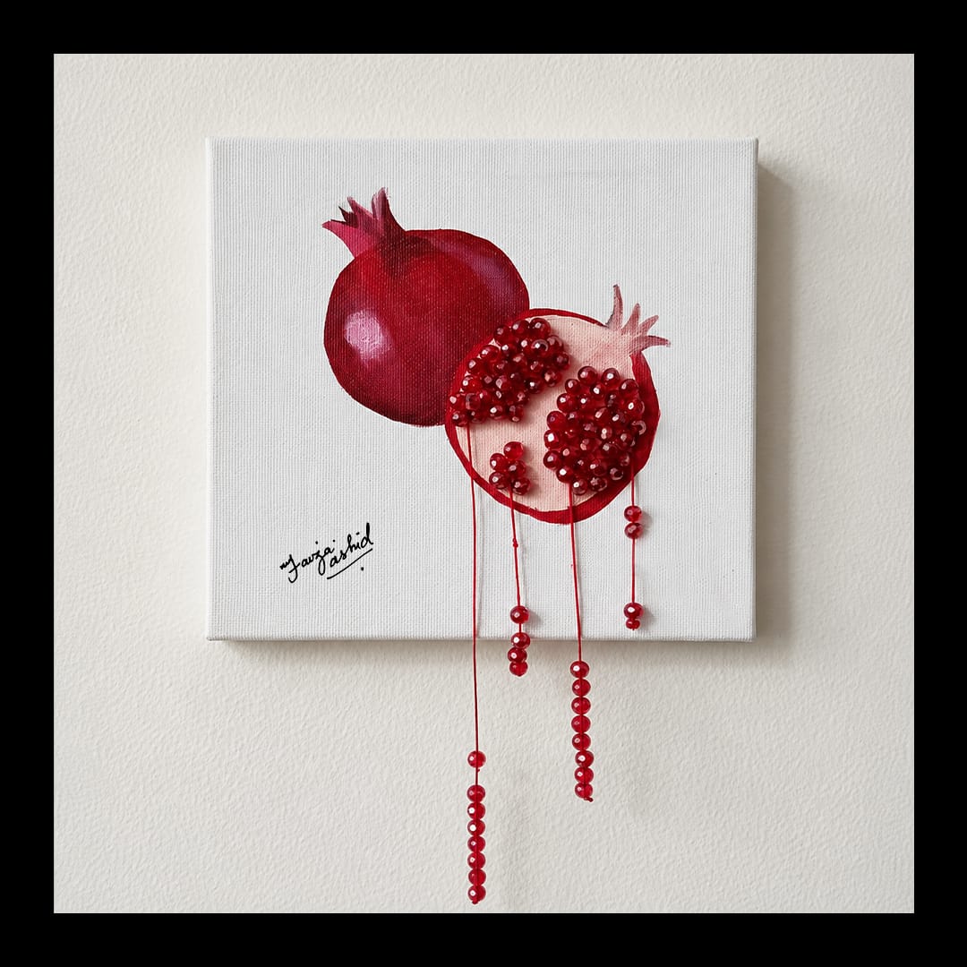 pomegranate bloom art canvas pomegranate bloom art canvas