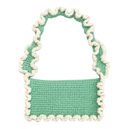 ruffle shoulder bag