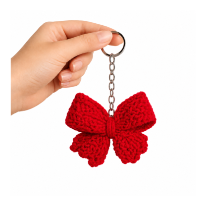 signature bow keychain