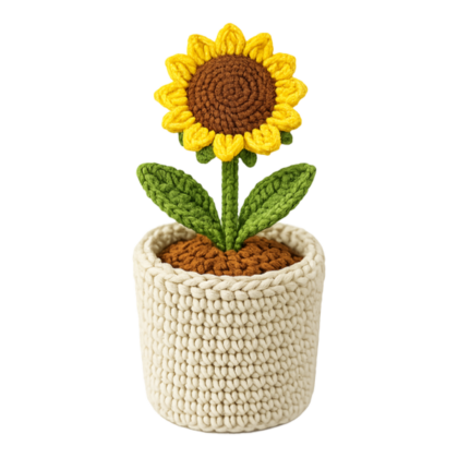 sunflower pot