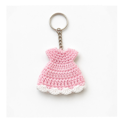 baby frock keychain