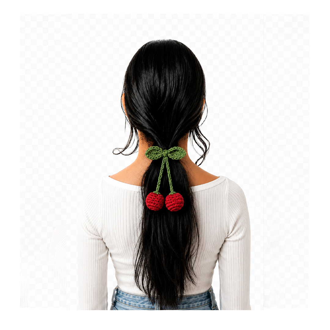cherry hair tie cherry hair tie