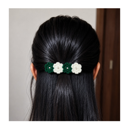 floral hair clip