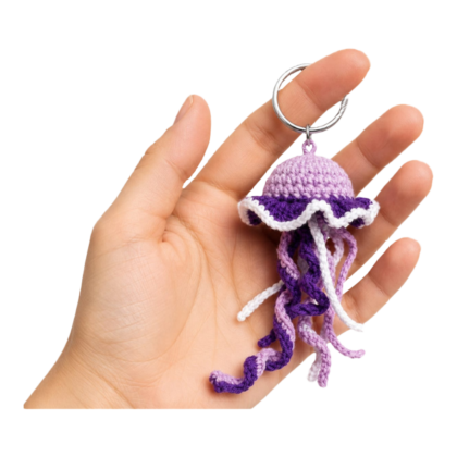 jellyfish keychain