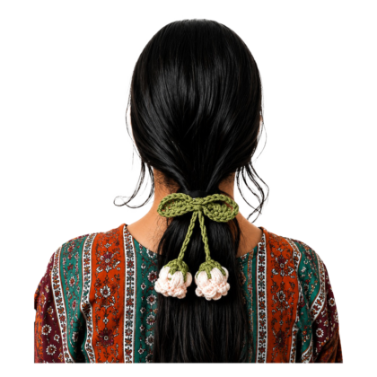 lilly of the valley hair tie