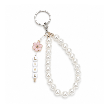 love bead keychain