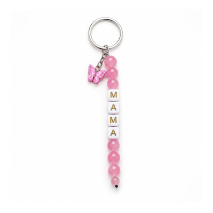 mama beads keychain