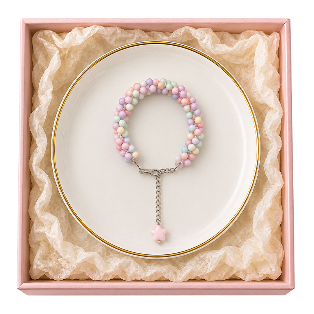 pastel charm bracelet pastel charm bracelet