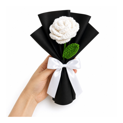 solo rose bouquet