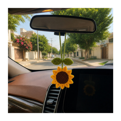 sunflower car hanging